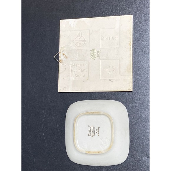 Vintage Royal Porzellan Bavaria KPM Germany Hamburg White Dish - Picture 4 of 10